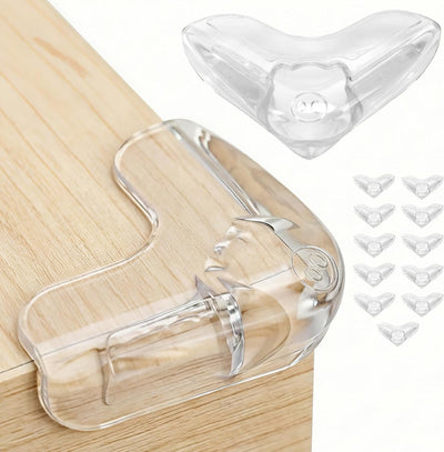 Pack 12 protectores esquinas bebé transparente seguridad