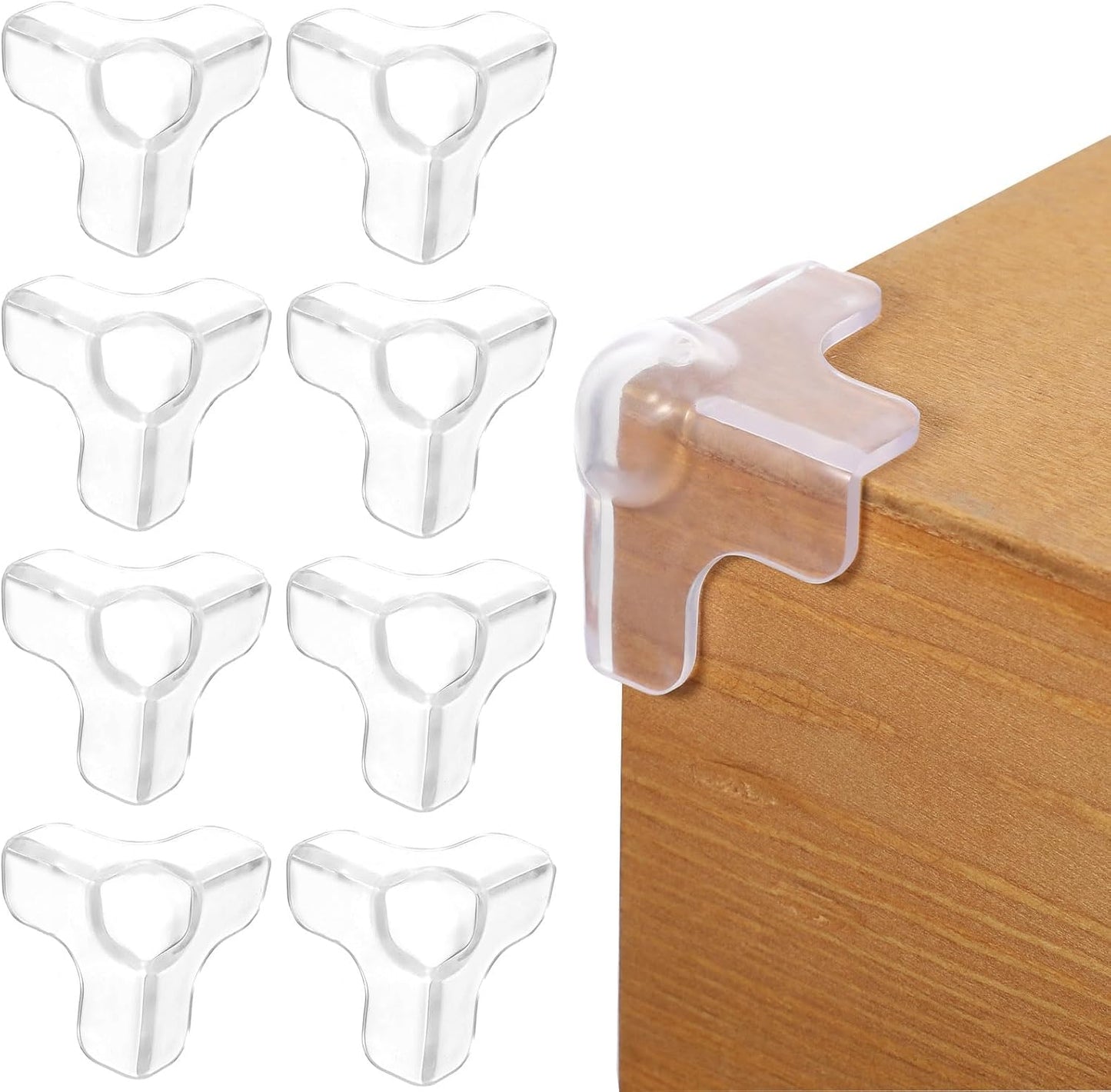 12 Protectores Mesa Transparentes A Prueba de Niños