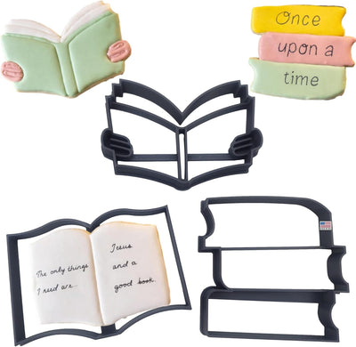 Libros en tres vistas para baby shower, boda, cumpleaños y graduación (paquete de 3)