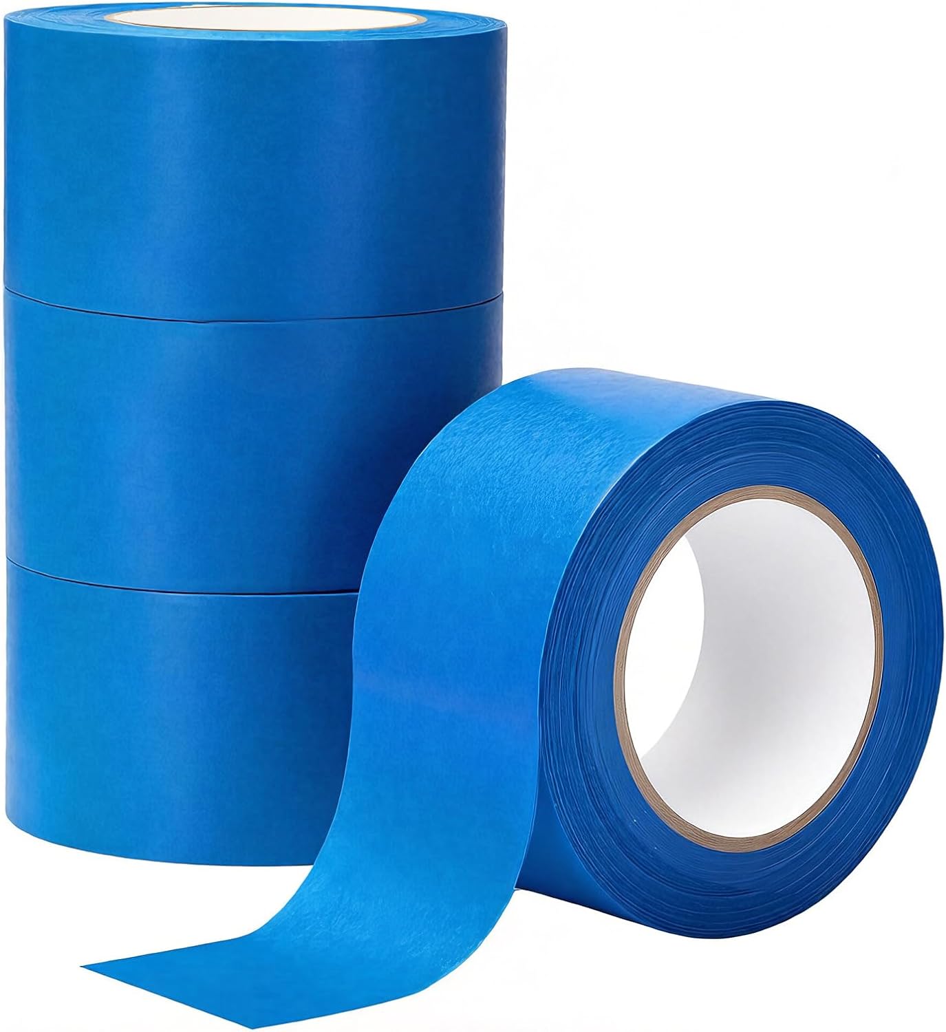 Cinta adhesiva azul 2pulg 4 rollos 1.89x55yardas