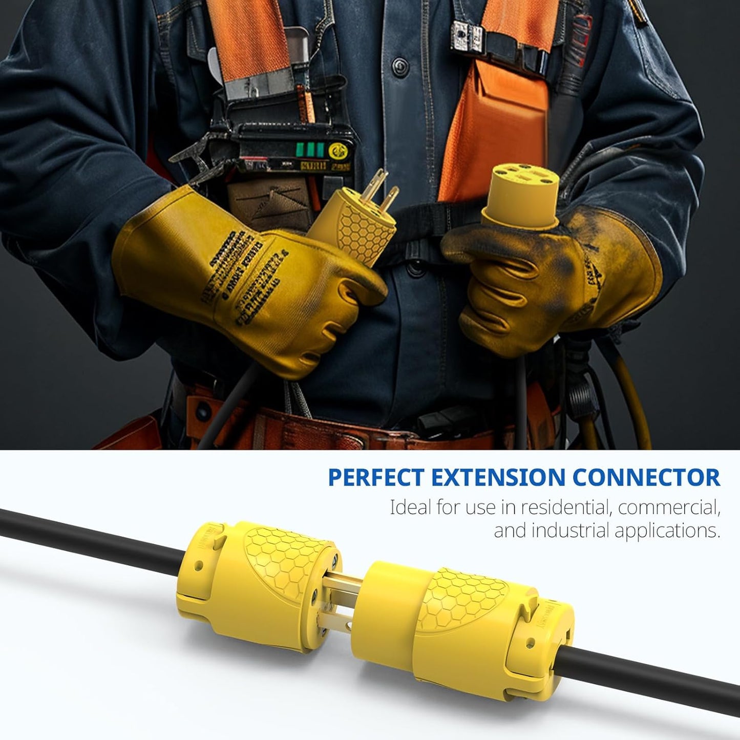 Kit conectores hembra extensión 5 Pzas 15A 125V NEMA 5-15R