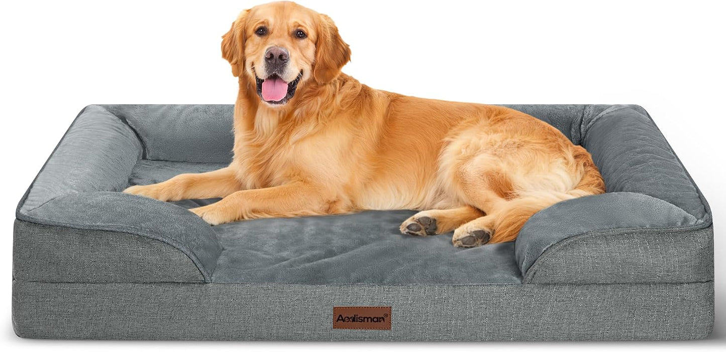 Cama ortopédica XL perro grande 44x32pulg espuma viscoelástica