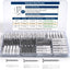 Kit anclajes acero inox y PVC para yeso 264 pzas