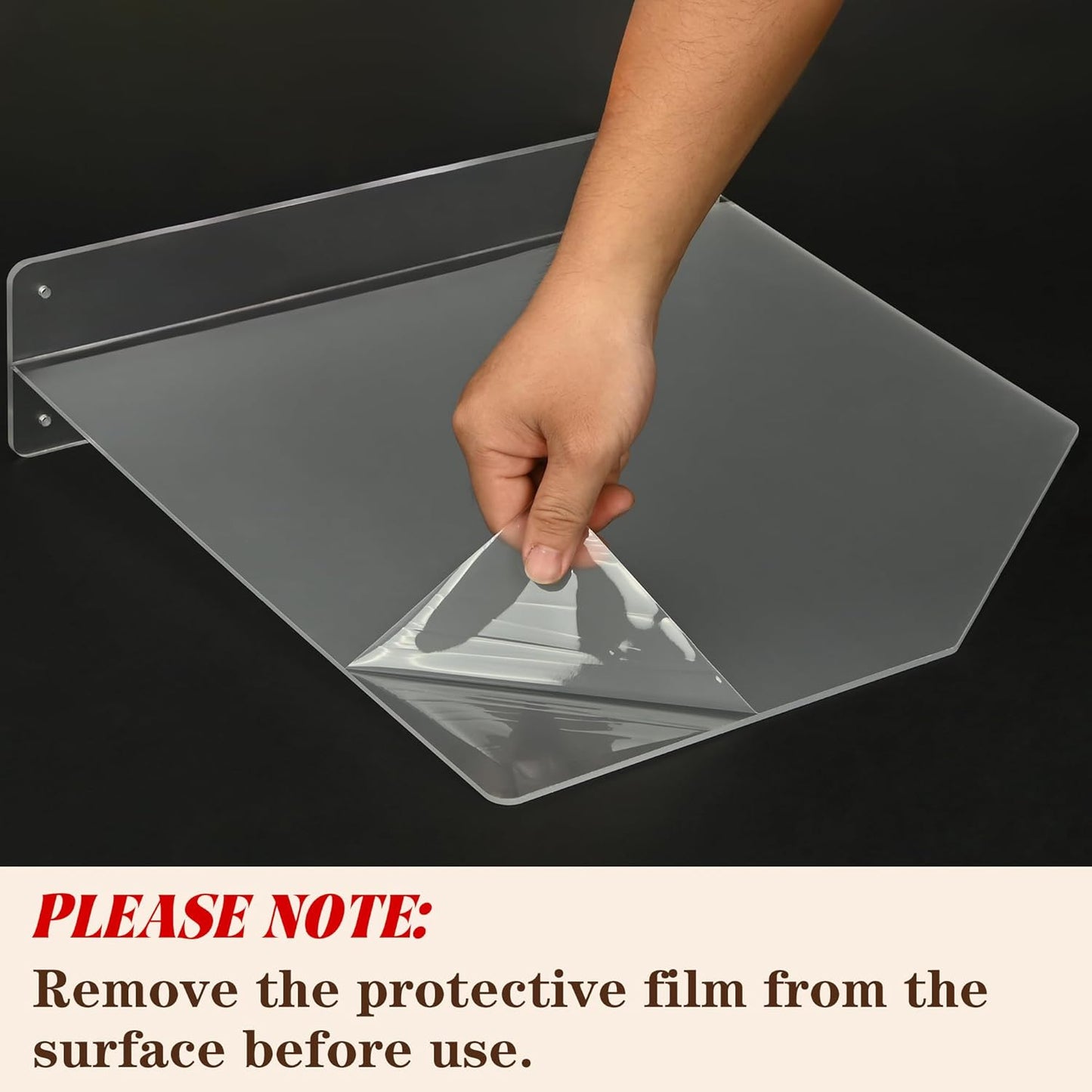 2 Protectores Salpicaduras Acrílicos Transparentes Fregadero