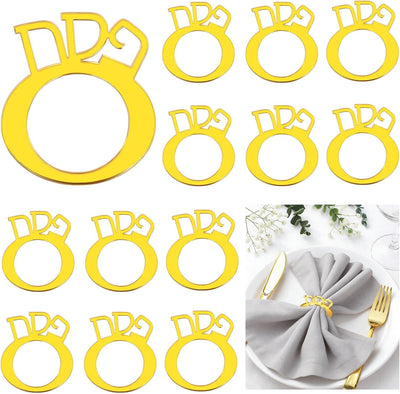 Servilleteros de Pascua acrílicos dorados para Pesaj y Seder