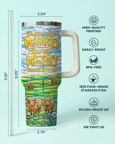 Vaso acero inox 40oz aislado con tapa y asa