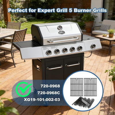 Kit repuesto parrilla Nexgrill 5 quemadores hierro fundido