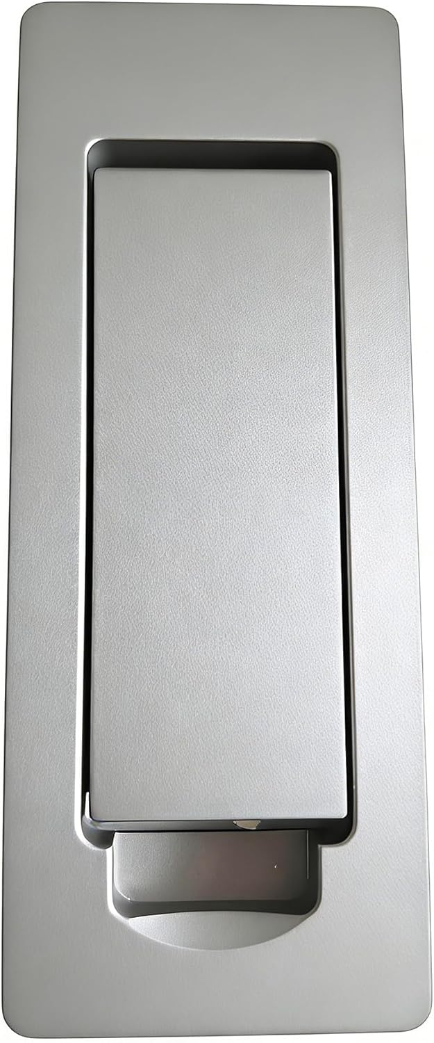 Manija bolsillo puerta ultrafina gris tirador rectangular