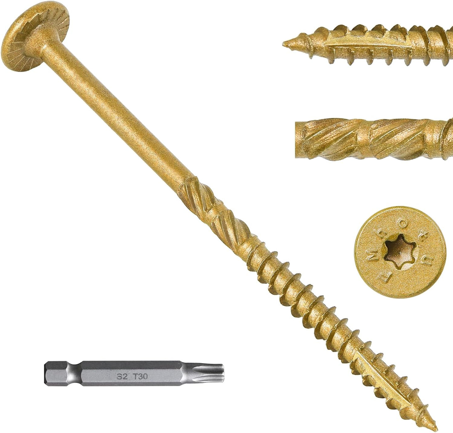 Cubierta exterior 6pulg para troncos madera