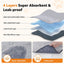 Almohadillas perros 18x24pulg set 4 antideslizantes