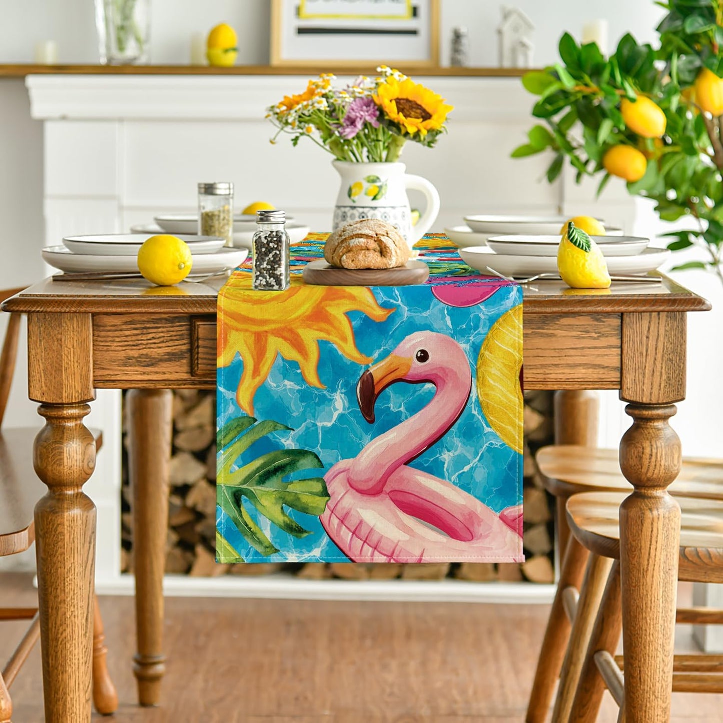 Anillo natación piscina 13x72pulg decoración mesa