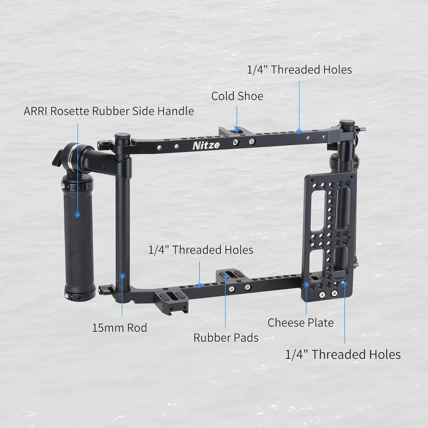 Jaula universal para monitor LCD 9pulg