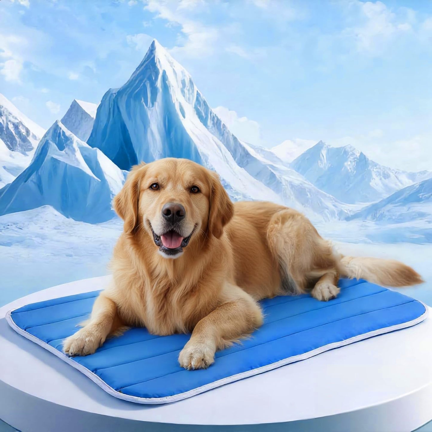 Tapete refrescante perro espuma fría plegable
