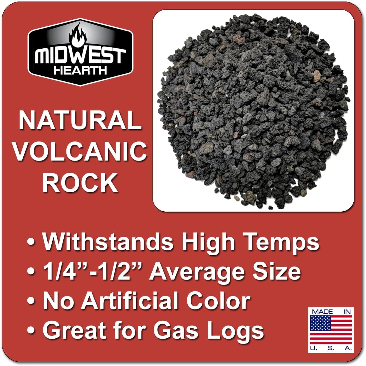 Gránulos roca volcánica natural para chimenea