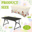Mantel elástico de elastano 6ft floral vintage para fiestas