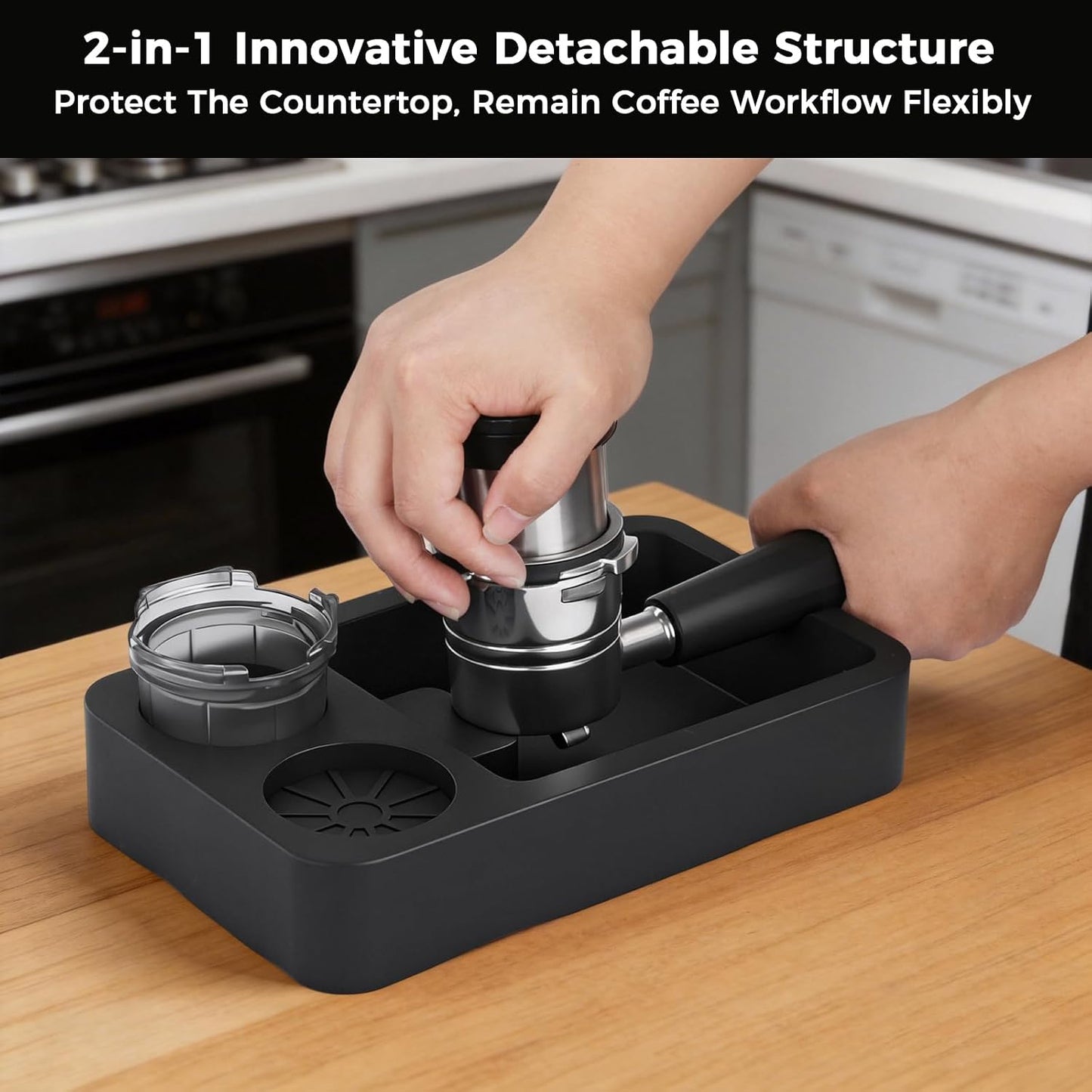 Alfombrilla silicona para cafetera Ninja ES601 antiderrap