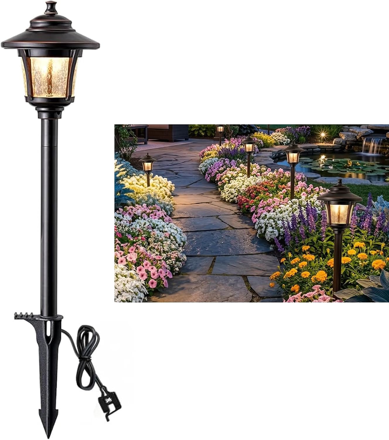 Paquete iluminación LED exterior aluminio 3W 2700K