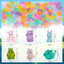 220 Mini Bolsas Animales Resina Luminosas Jardín Hadal