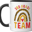 Taza cerámica Leopard Rainbow para tercer grado negro/blanco