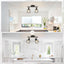 Lámpara cocina 2 luces ajustable montaje giratorio