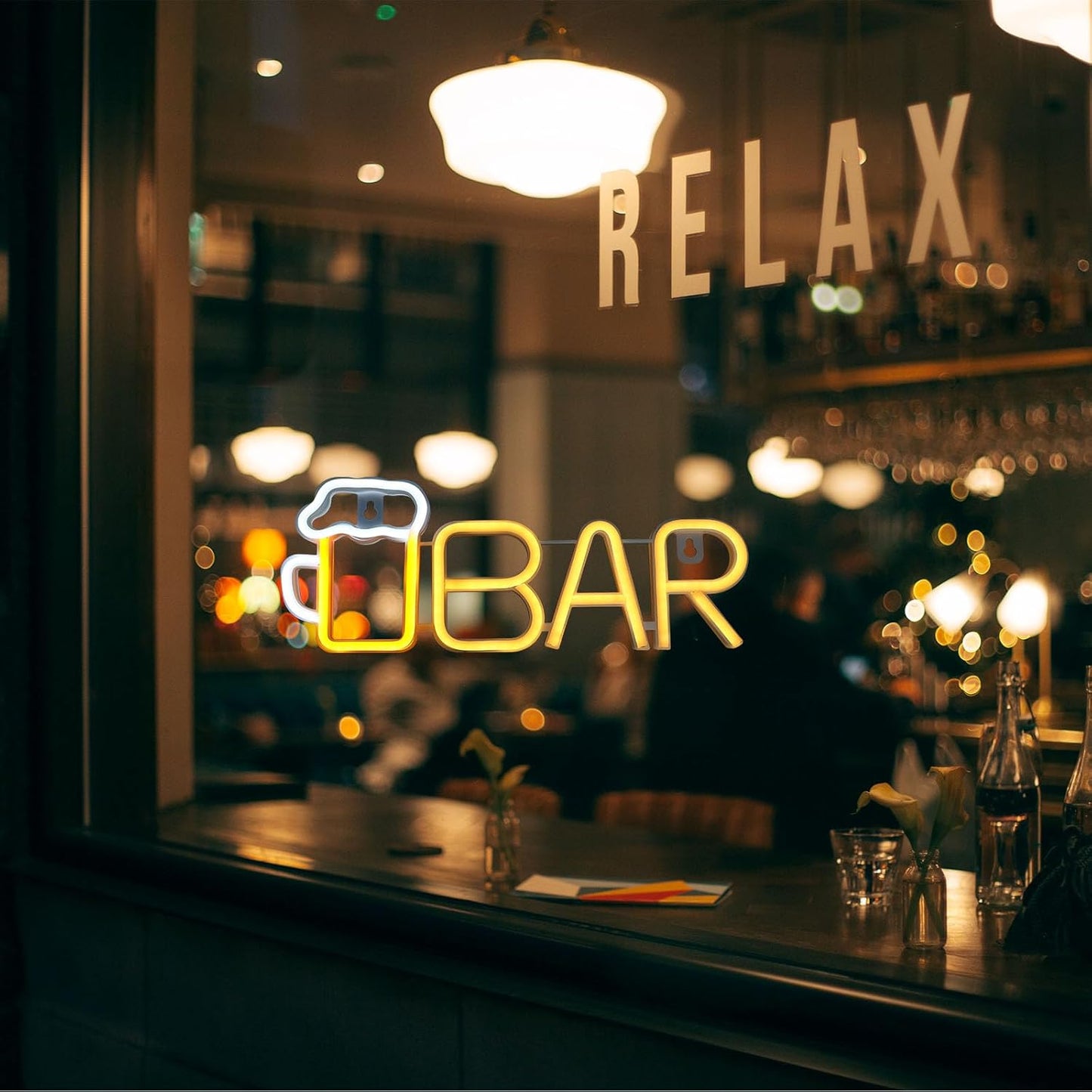 Letrero neón LED decoración pared para bar fiesta cumpleaños