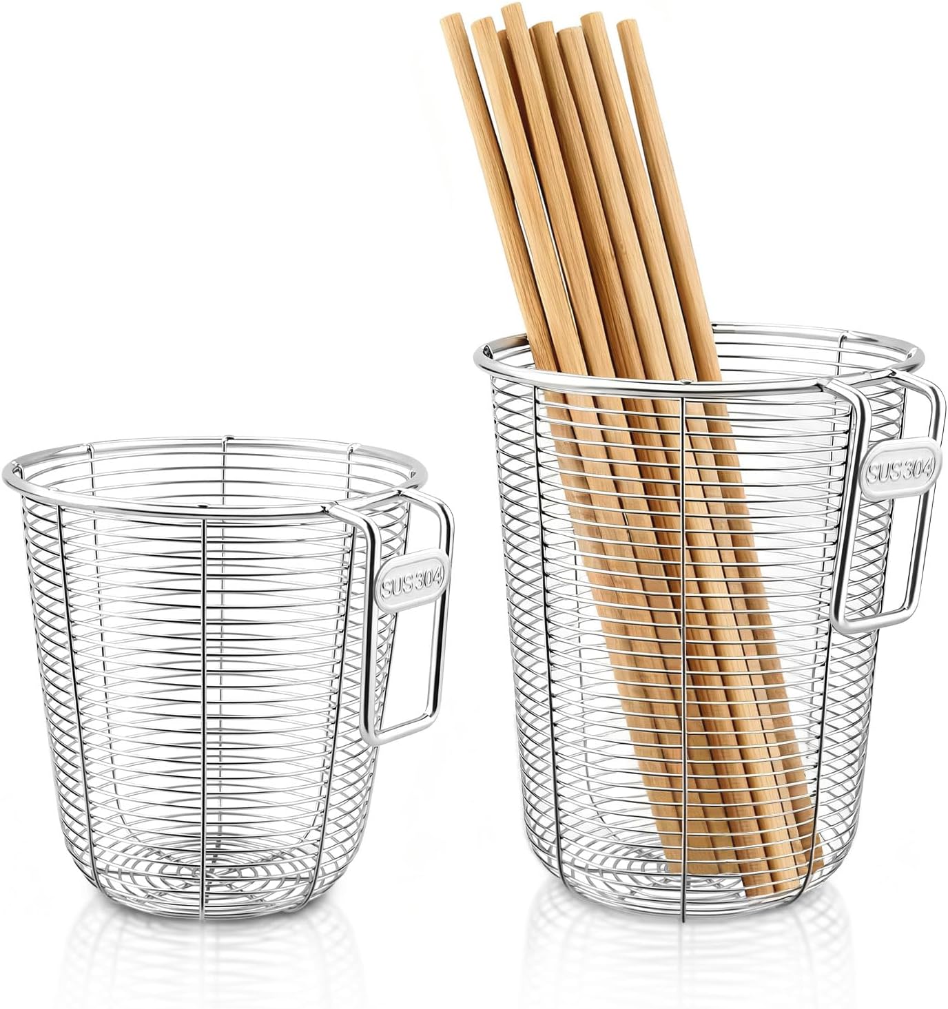 2 Soportes Acero Inox Lavavajillas Estante Secado Cubiertos