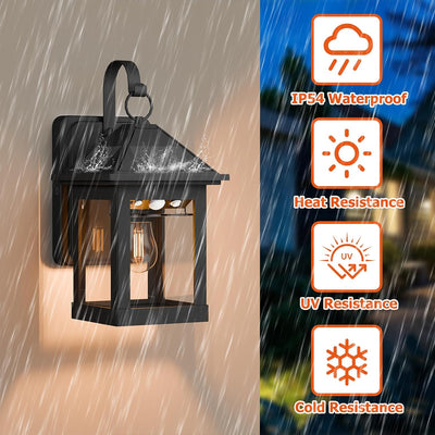 Farol solar pared 2 pzas sensor atardecer amanecer 3 modos