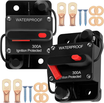 Disyuntores automóvil 300A 12-48V impermeables IP67