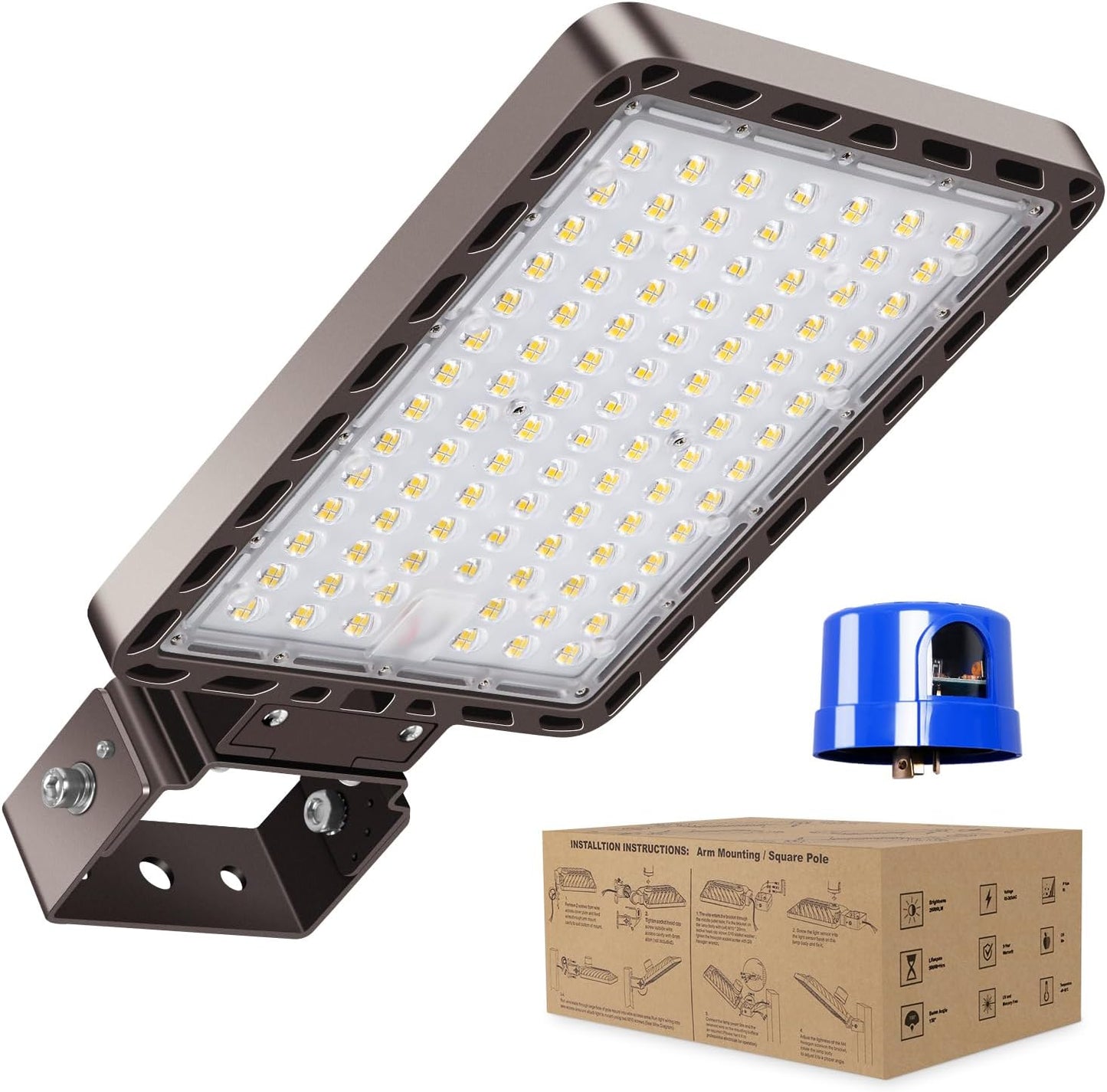 Luz LED estacionamiento 240W 5000K IP65