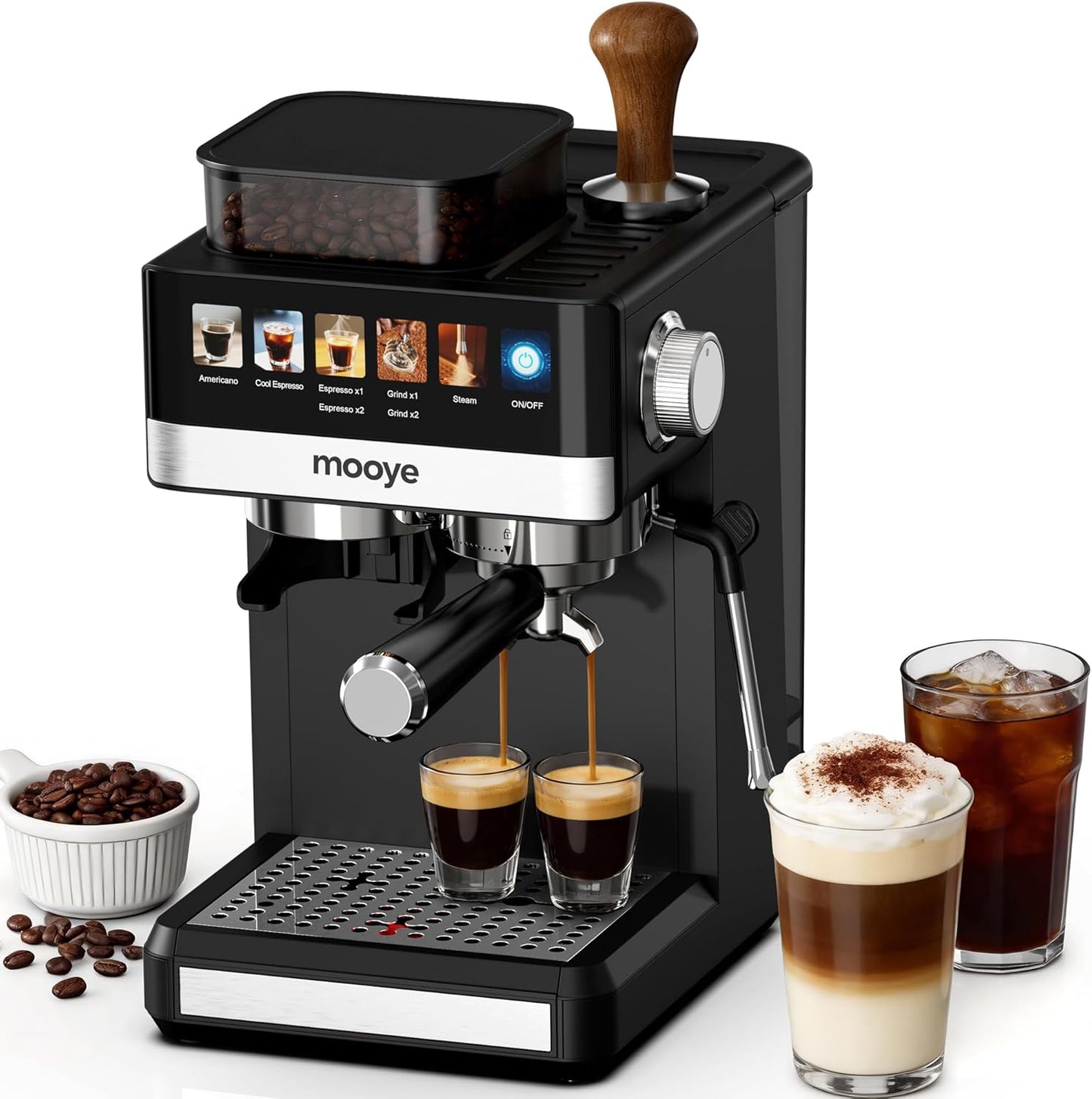 Cafetera Espresso Compacta 20 Bar Espumador Leche