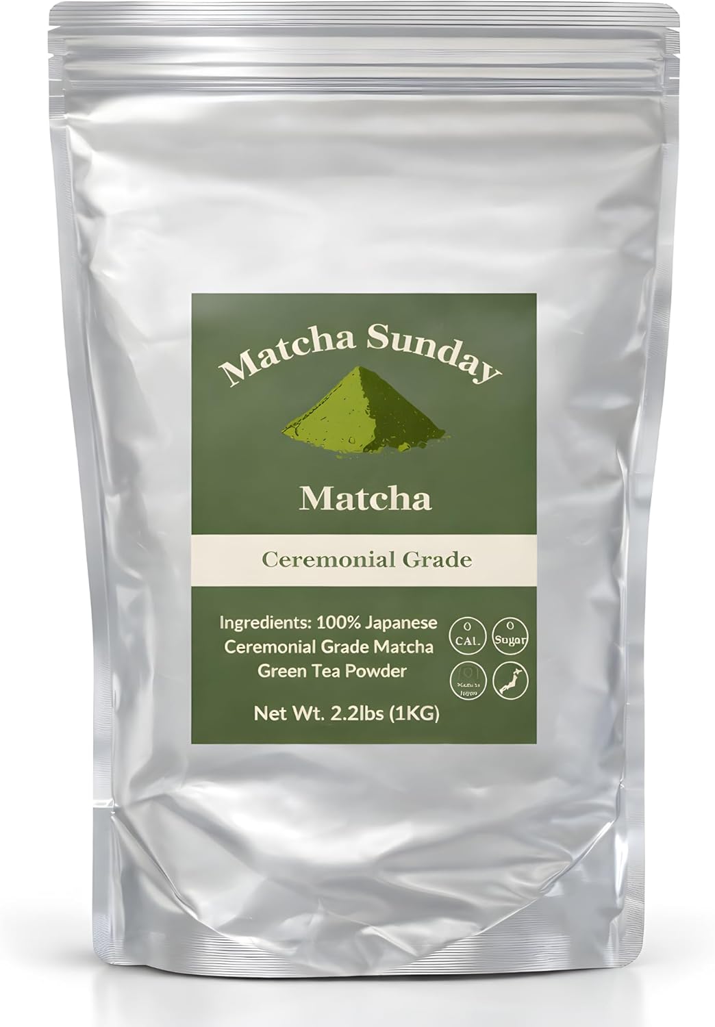 Polvo matcha grado ceremonial vibrante 1kg