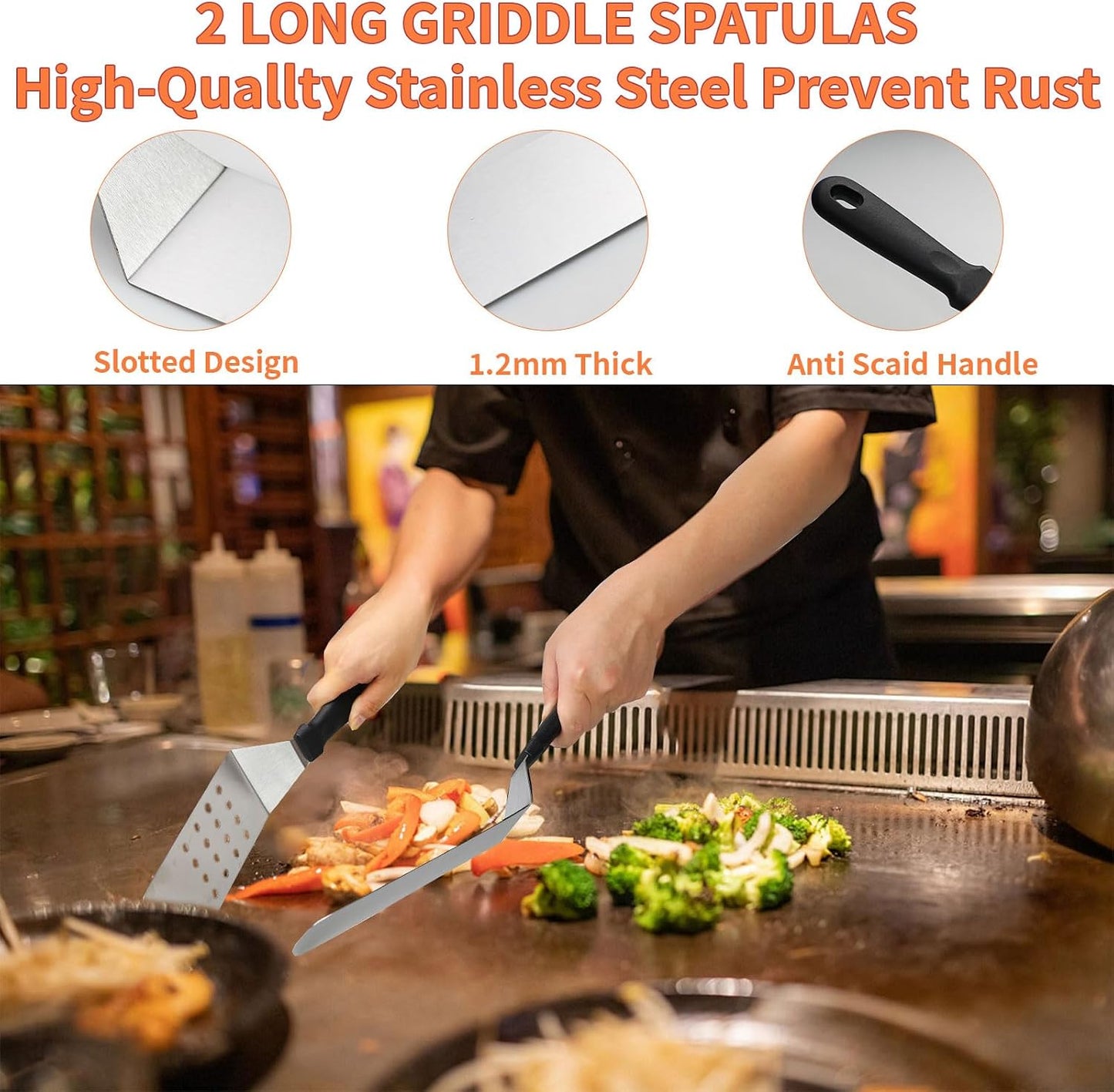 Set 29 Pzas Herramientas Parrilla Acero Inox Resistentes