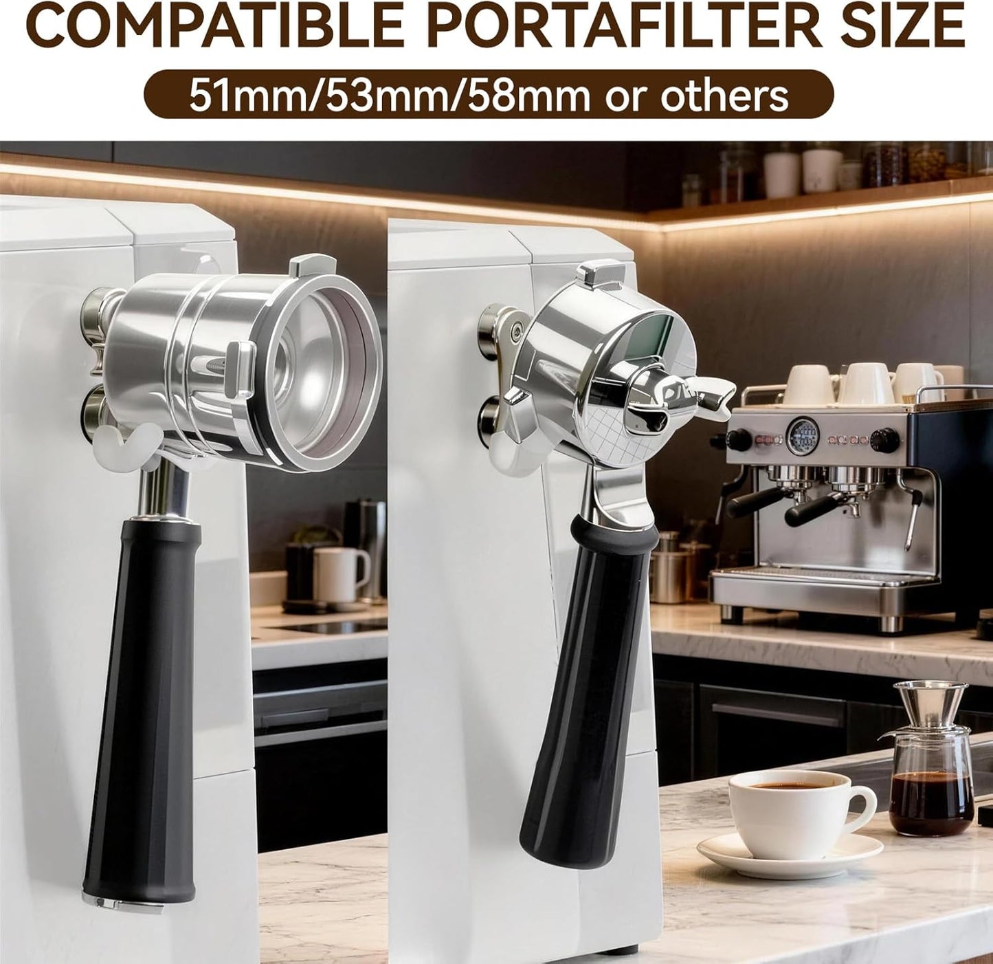 Kit accesorios café expreso comp Breville acero inox