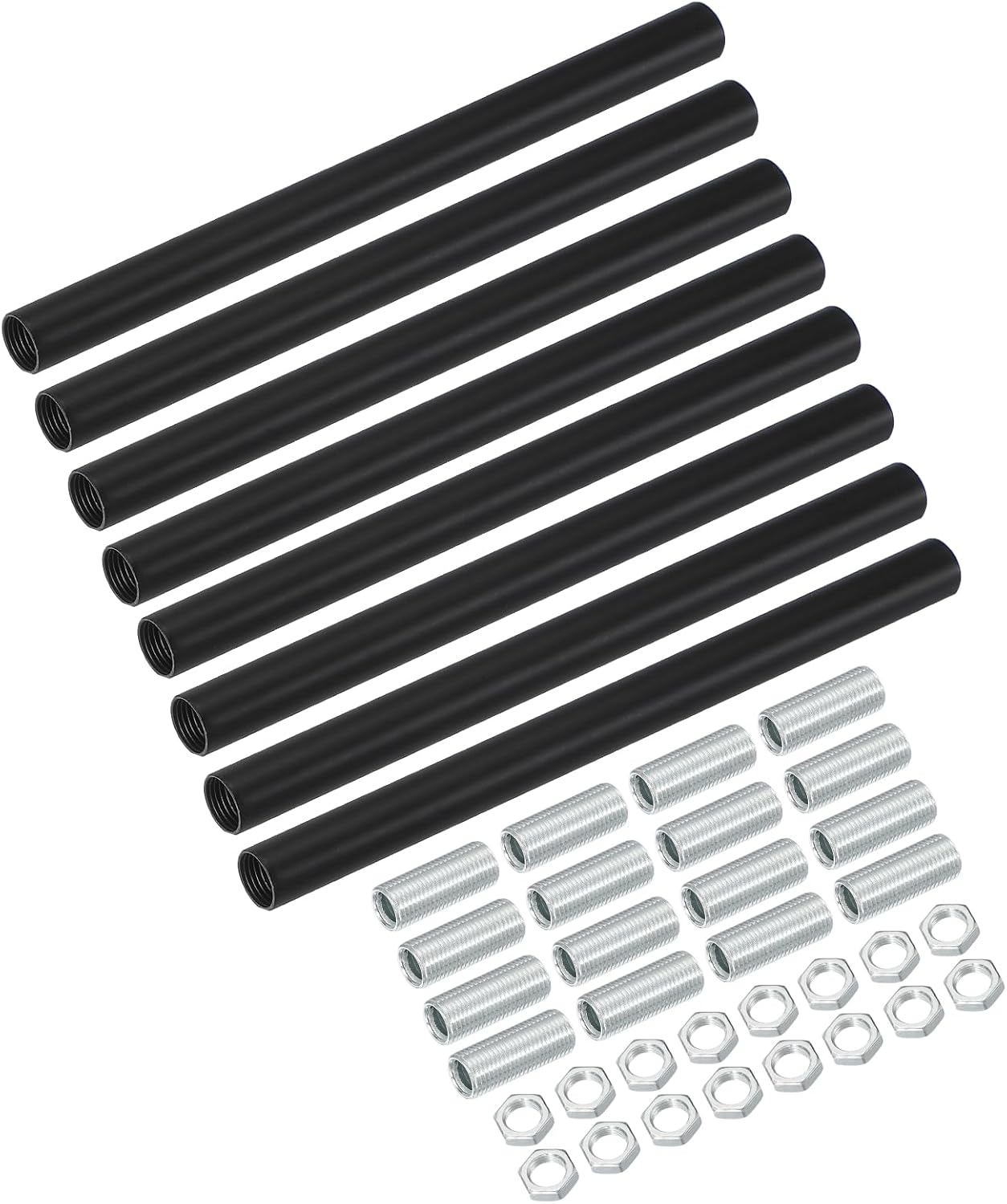Juego 8 Barras Extensión M10x5.9pulg Hierro Galvanizado