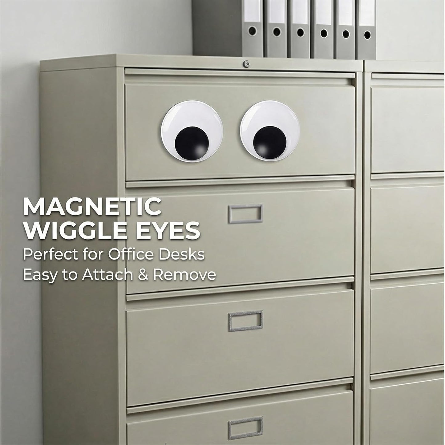 Ojos grandes para refrigerador de 3.94 pulgadas con imanes fuertes decoración de escritorio y casillero