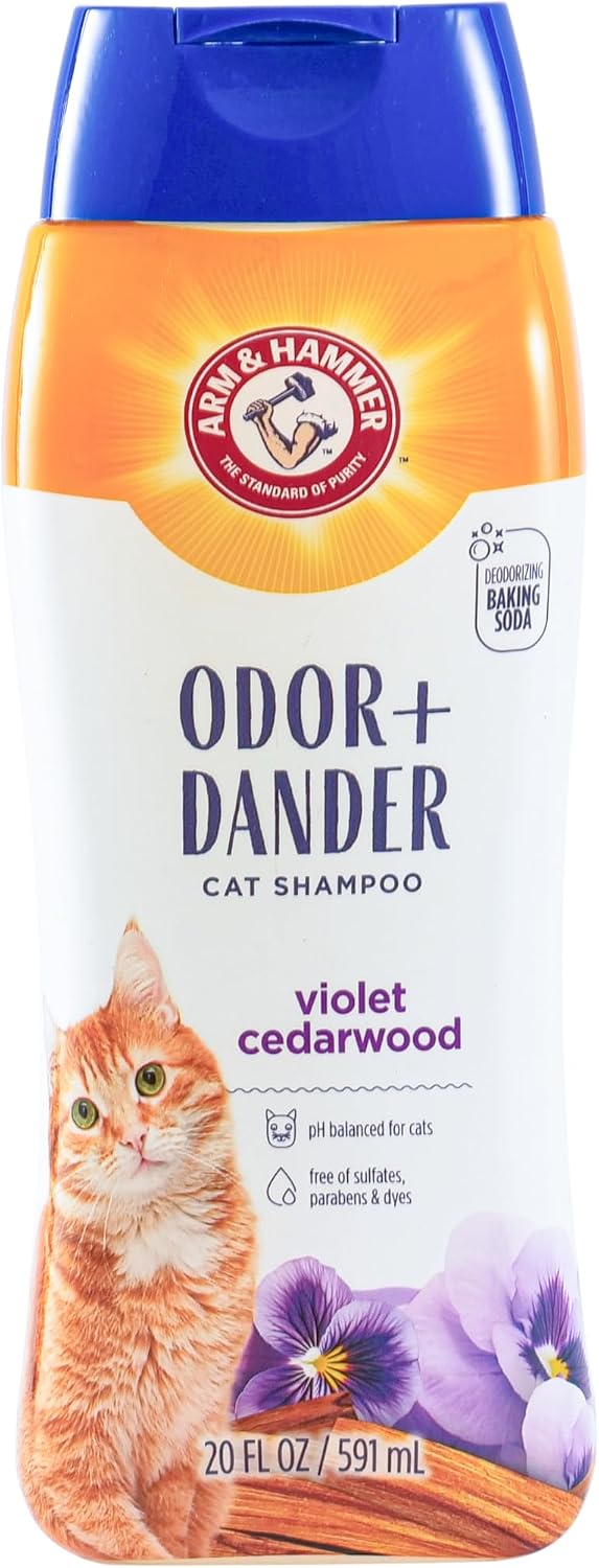 Champú control olores y caspa gato 20oz madera cedro