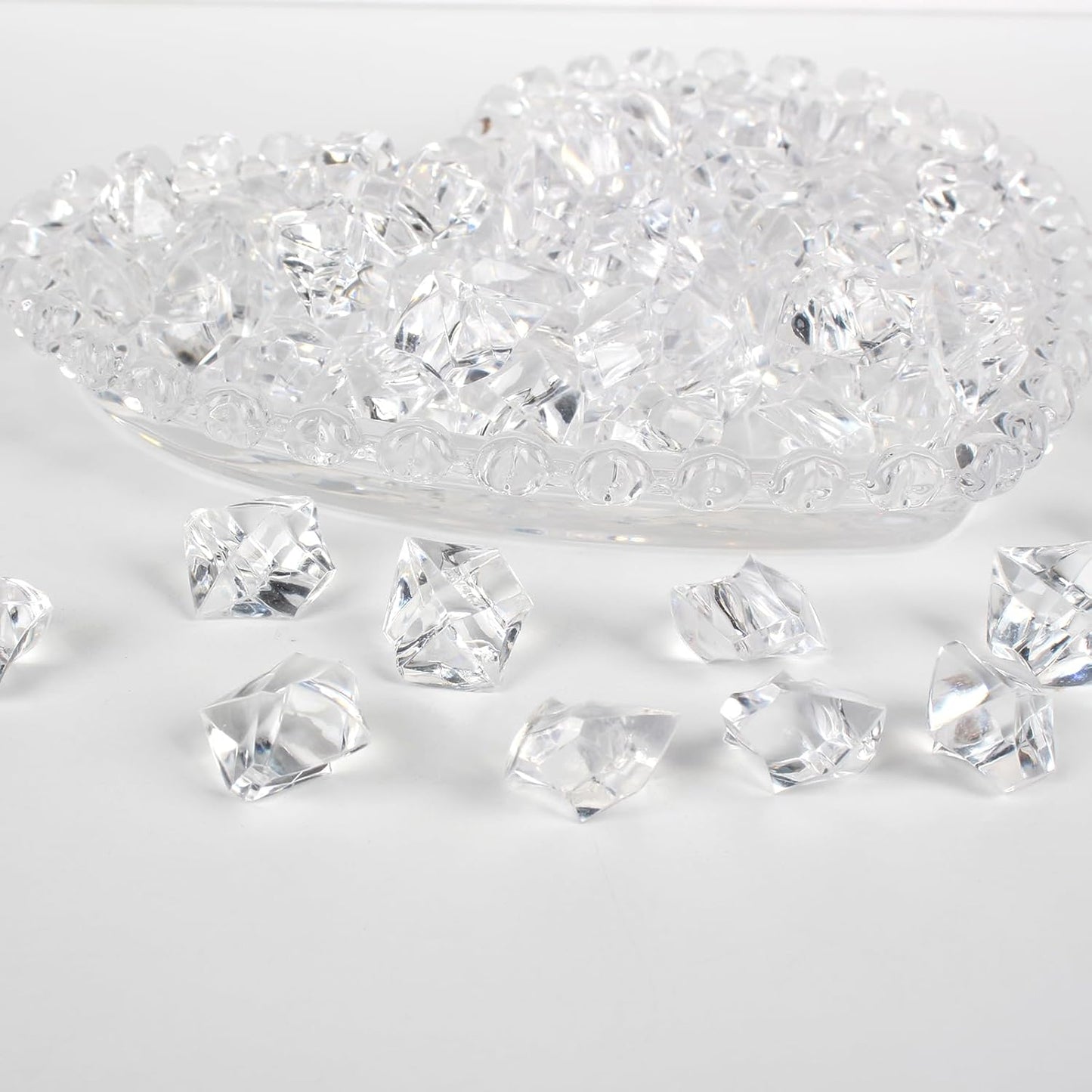 160 Cubos Hielo Falso para Jarrones 0.866x0.709pulg