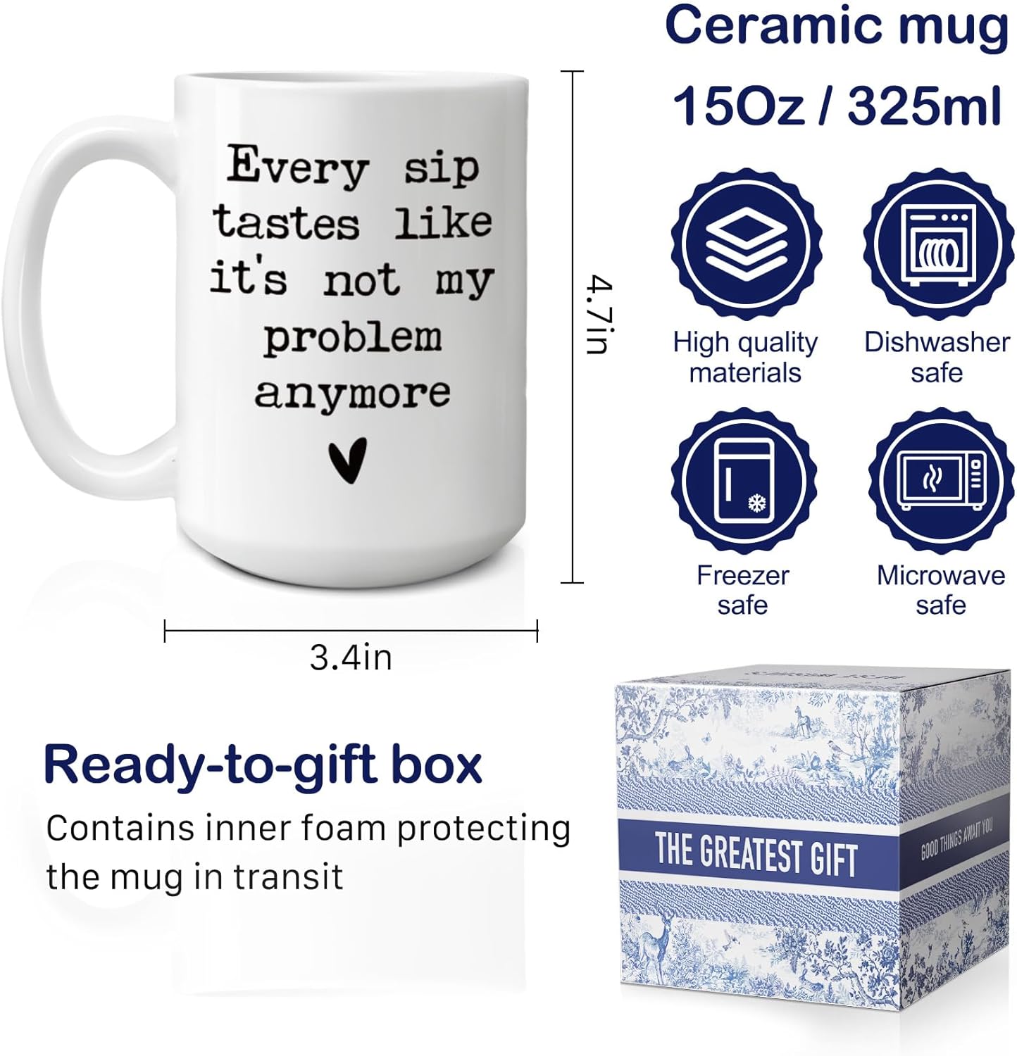 Taza de jubilación para mujer con diseño floral 2026