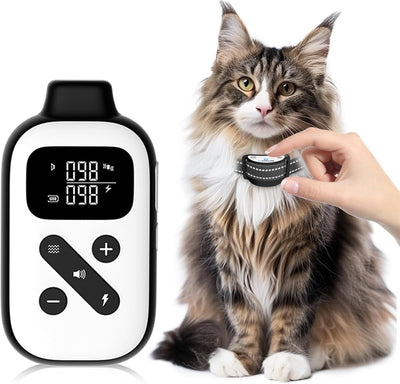 Collar choque gato mini con control remoto 3300ft 4 modos
