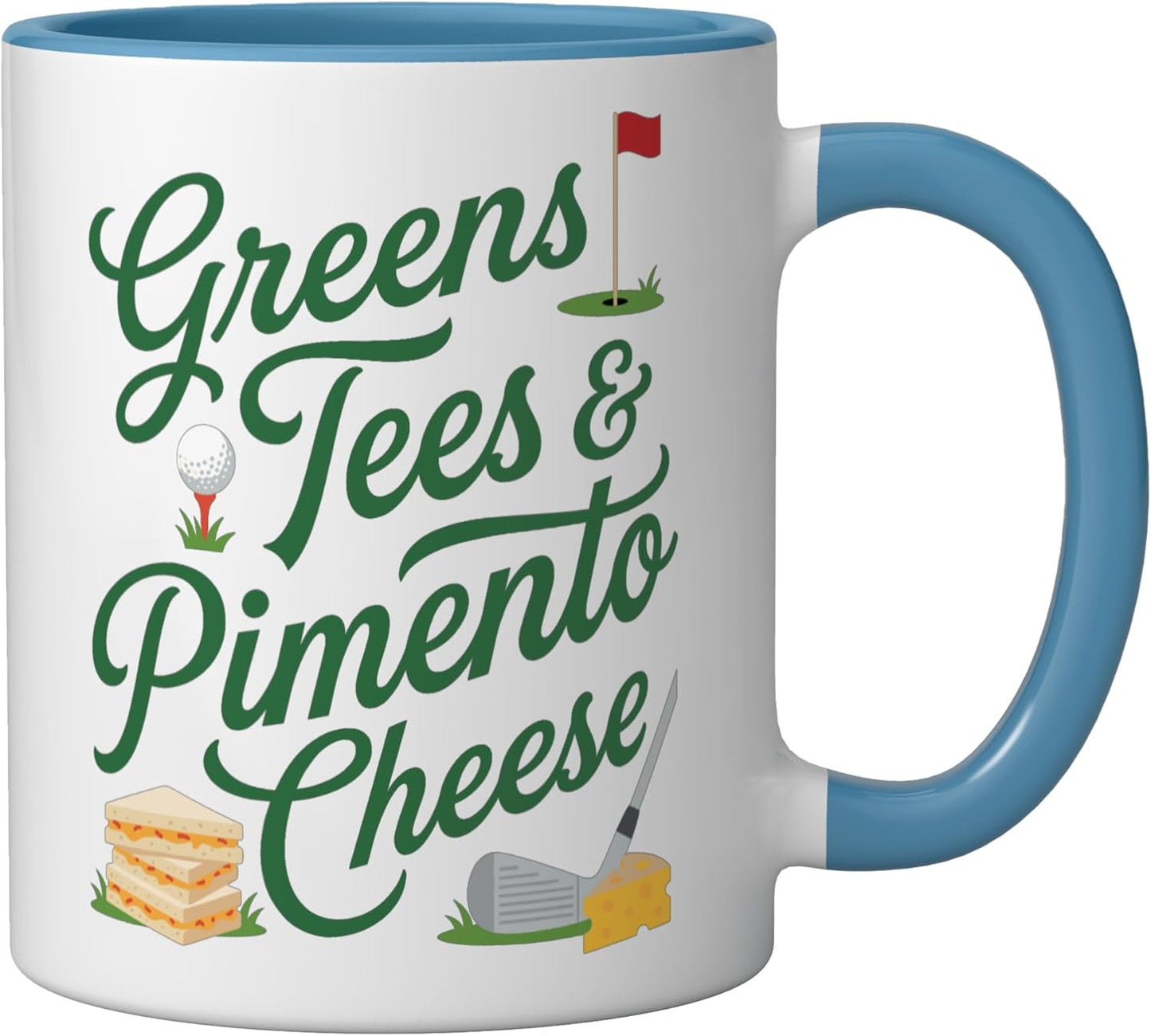 Taza Cerámica con Tapa Azul/Blanco