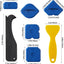 Kit 12 Pzas Herramientas Silicona para Calafatear Azulejos Azul