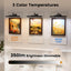 Luz imagen pared LED regulable 12pulg control remoto negro