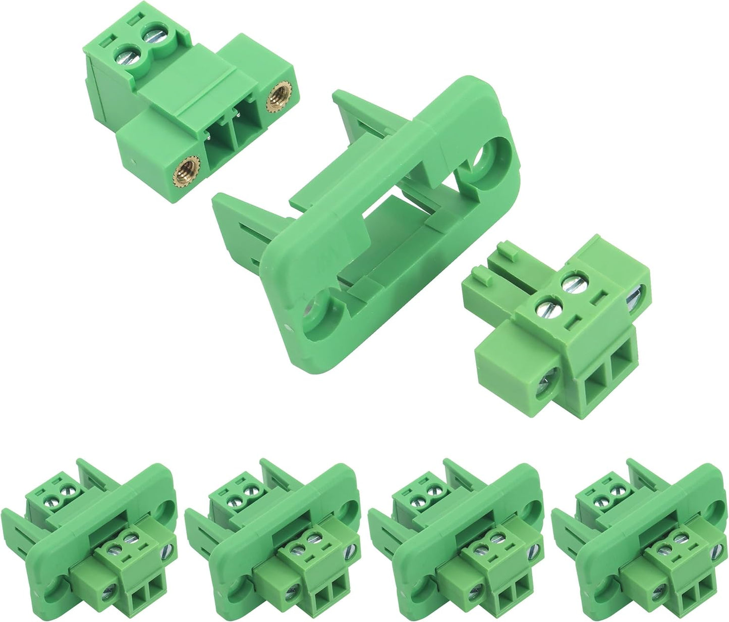 5 Set Conectores Terminales 2 Pines 0.150pulg 28-16AWG