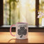 Taza Cerámica San Patricio Irlanda Rosa/Blanco