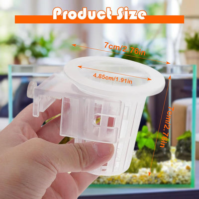 2 Pzas Soporte Colgante Pecera Transparente