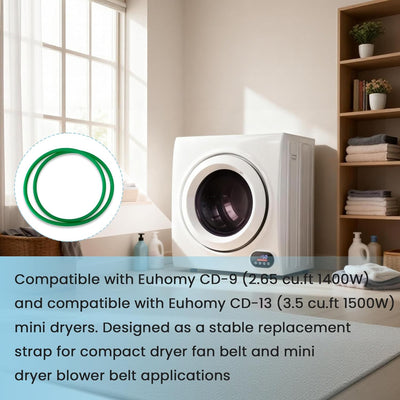 Correa ventilador secadora comp Euhomy CD-9 y CD-13