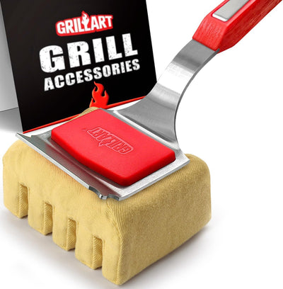 Cabezal cepillo barbacoa raspador hierro fundido acero inox
