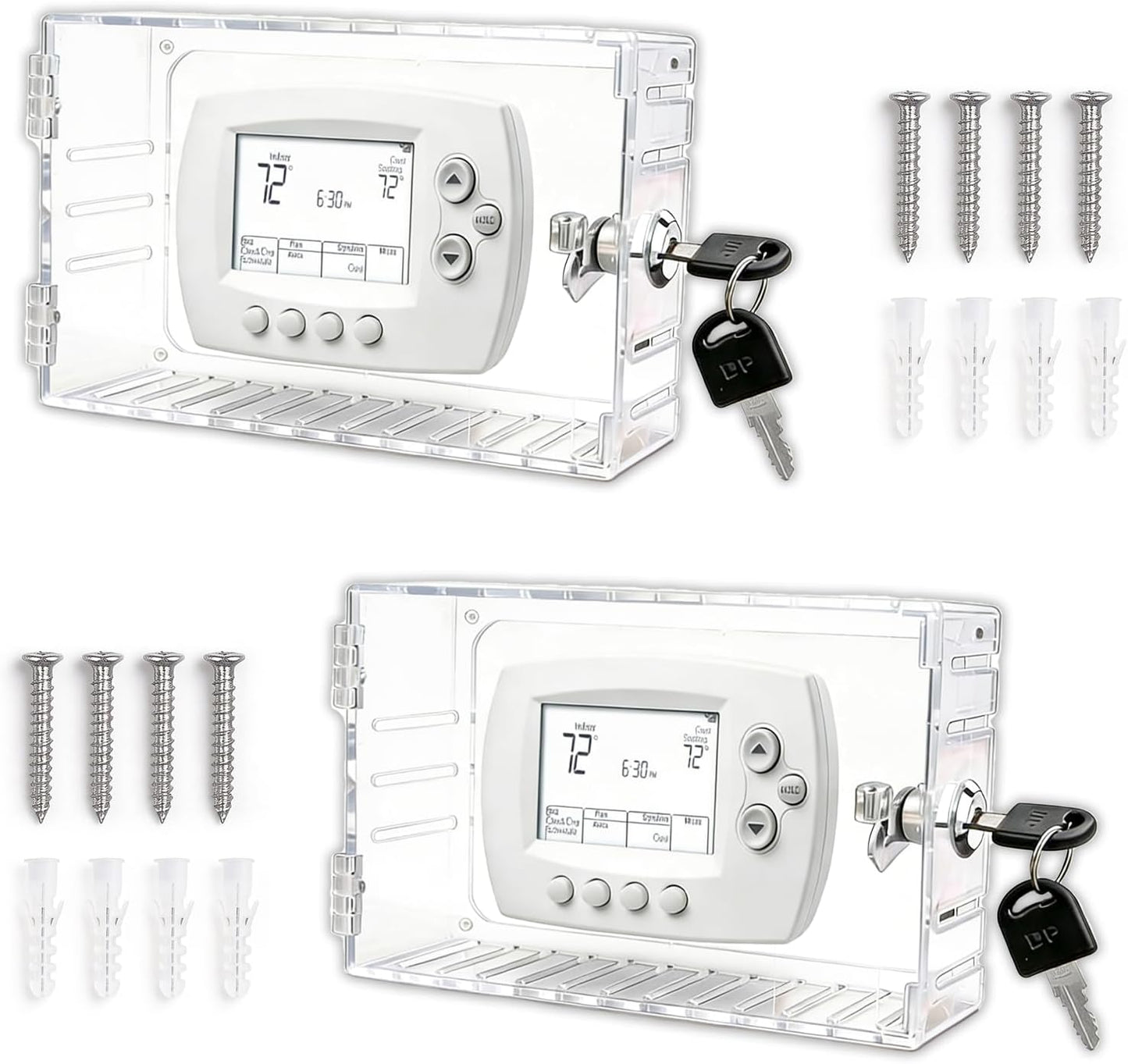 Caja bloqueo termostato con llave para Honeywell Home On Wall