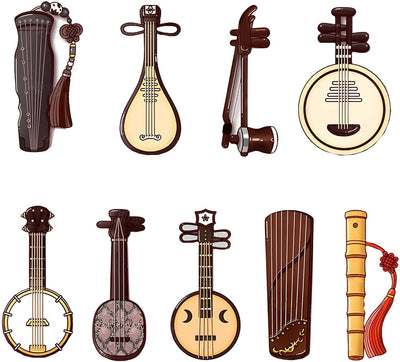 9 Pzas Imán nevera instrumento musical decorativo