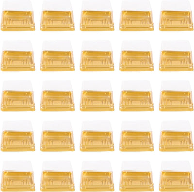 Caja de plástico transparente para tartas y pasteles con tapa